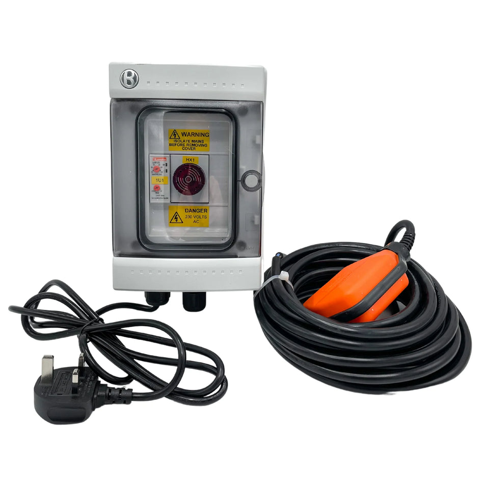 Mains-Powered High Level Alarm Box with Battery Back-Up